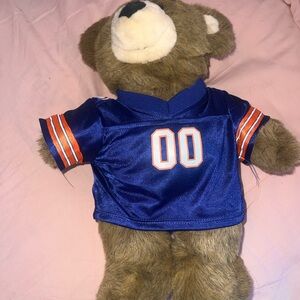 Build a bear Plush Teddy Bear with Blue Outfit